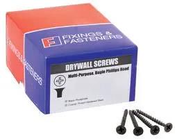 DRYWALL SCREW BLACK 4.2 X 100MM PK100 100DWS100BP