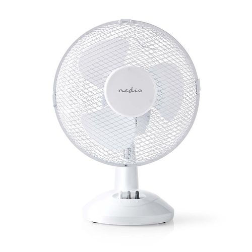 Table Fan | Mains Powered | Diameter: 230 mm | 22 W | Oscillation | 2-Speed | White FNTB10CWT23 5412810291151