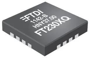 USB-UART CONV, 3 MBAUD, USB2.0, QFNEP-16 FT230XQ-R