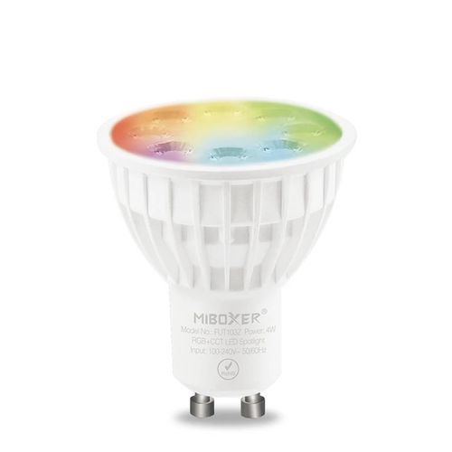 LED-pirnGU10 RGB+CCT, su ZigBee, Mi Boxer / Mi Light FUT103Z
