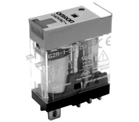 Реле 24VDC 1.1K 10A Omron G2R-1-SN-24VDC со светодиодной индикацией G2R-1-SN-24VDC 4536854937170