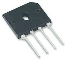 DIODE, BRIDGE RECT, 1-PH, 200V, 4A, SIP KBU403G