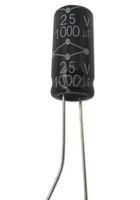 CAP, 10┬╡F, 25V, 20% MCGPR25V106M5X11