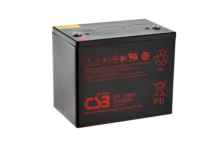 Свинцовый аккумулятор 12V 80Ah I2 (M6) GPL CSB CSB-GPL12800