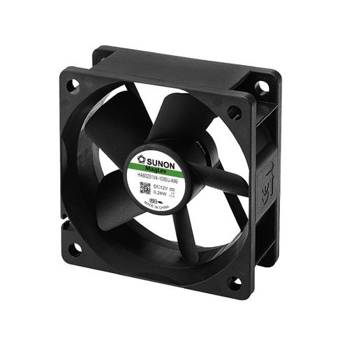 Ventilaator 12VDC, 0.24W, 23.4m³/h, 10.7dBA,  60x60x25mm, Vapo, 2500rpm, SUNON RoHS HA60251V4-1