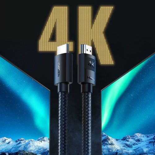 Кабель HDMI-HDMI 5м (HDMI 2.0 4K@60Hz) черный с сеткой HD119 UGREEN UGREEN/40103 6957303841035