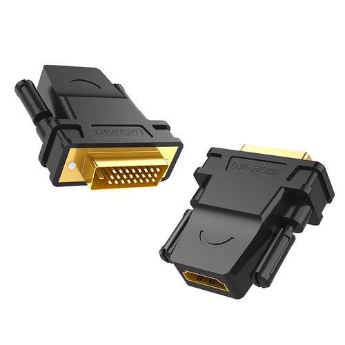 Переходник DVI male - HDMI female черный UGREEN UGREEN/20124 6957303821242