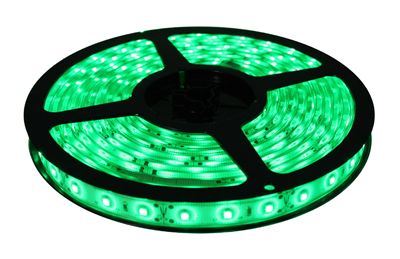 LED strip, 12V 4,8W/m, non waterproof, IP20, Green HM-3528-60-Gm