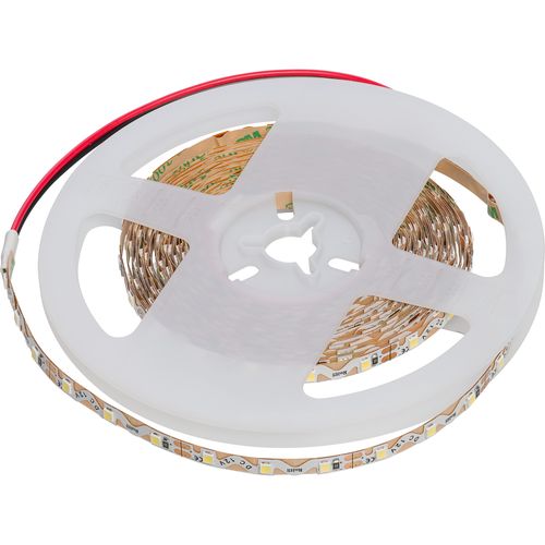 Светодиодная лента катушка 5м, 12V 8.5W/m 72LED/m 900lm/m IP20 холодный белый 6500K, S форма, LEMLUX HM-S-72LED-W