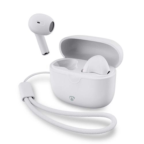 Fully Wireless Earphones | Bluetooth® | Maximum battery play time: 16 hrs | Touch Control | Charging case | Wireless charging case | Built-in microphone | Voice control support | White HPBT2400WT 5412810451364