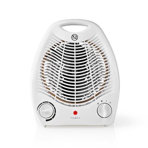 Fan Heater | 1000 / 2000 W | Adjustable thermostat | 2 Heat Settings | Integrated handle(s) | Fall over protection | White HTFA13CWT 5412810314706