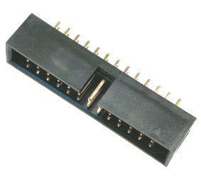 Socket;IDC;male;PIN:26;straight;THT;gold plated;2.54mm ID/MO-M-26S