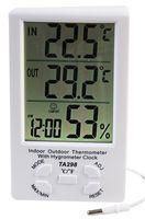 THERMO HYGROMETER, LCD, INDOOR/OUTDOOR PSG08483