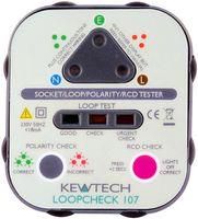 SOCKET TESTER, 13A UK LOOPCHECK107