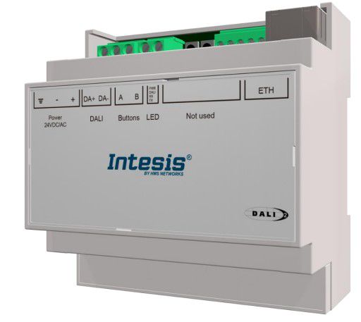 DALI to Modbus TCP Server Gateway - 1 channel, Intesis INMBSDAL0640500