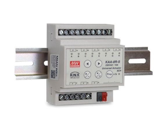 KNX 8 channel actuator 16A per channel KAA-8R-16S