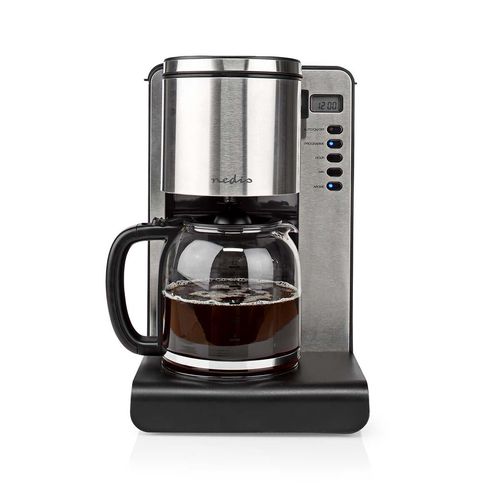 Coffee Maker | Filter Coffee | 1.5 l | 12 Cups | Keep warm feature | Switch on timer | LCD display | Clock function | Aluminium / Black KACM280EAL 5412810337309