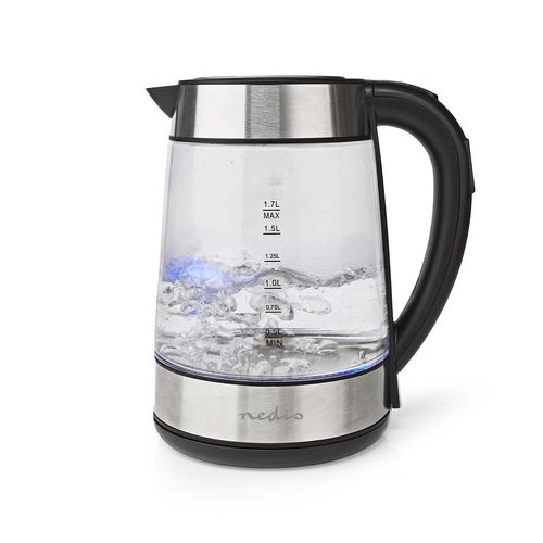 Electric Kettle | 1.7 l | Glass | Transparent | 60,70,80,90,100 °C | Temperature indicator | Rotatable 360 degrees | Concealed heating element | Strix® controller | Boil-dry protection KAWK320EGS 5412810320707