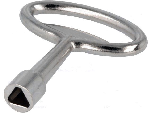 Key; zinc and aluminium alloy; nickel T7 KLT9.002-02