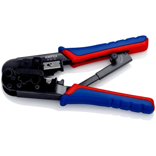 Профессиональный инструмент для обжима разъемов RJ 97 51 10 KNIPEX KNIP/975110 4003773043171; 4003773044390