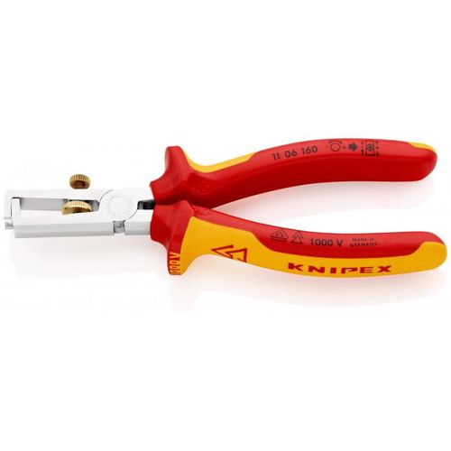 Insulation Stripper With opening spring, universal 160mm 11 06 160, Knipex KNIP/1106160