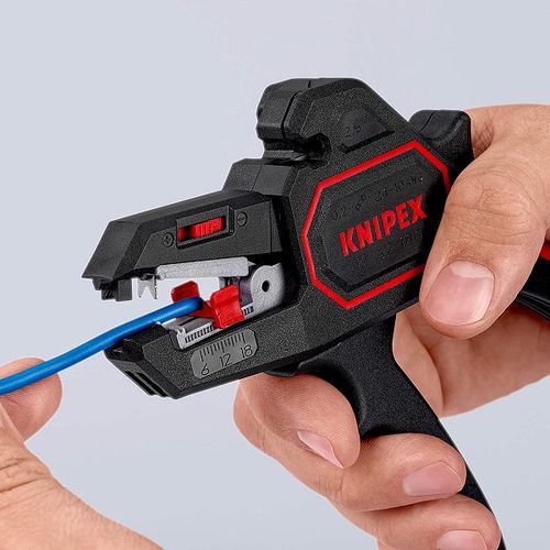 Automatic Insulation Stripper 0.2-6.0mm² 180mm, 12 62 180 KNIPEX KNIP1262-180 4003773054573