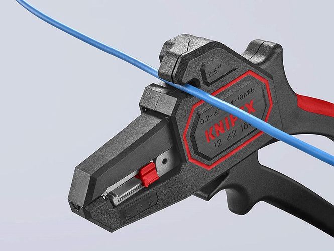 Automatic Insulation Stripper 0.2-6.0mm² 180mm, 12 62 180 KNIPEX KNIP1262-180 4003773054573