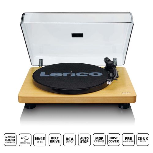 Wooden turntable with MMC Cartridge and PC Encoding Wood L-30WD 8711902037576