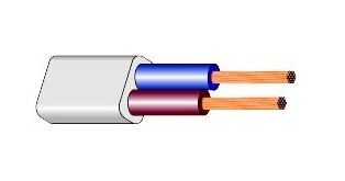 Кабель OMYp 2x1мм²; круглый; скрученный; Cu; PVC; чёрный; 300V L2/1.0DI/W/pl 4779016541024