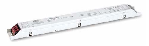 LED toiteplokk 55W ühe väljundiga konstantne vool 500-1600mA 27-56V hämardav DALI2 PFC-ga, MEAN WELL LDC-55DA2