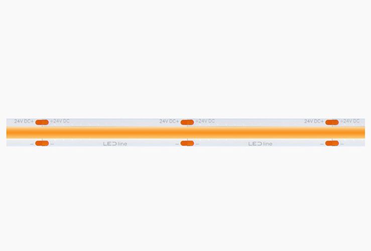 LED riba 24Vdc, 18W/m, COB 480LED/m, 1440lm, soe valge 2700K, IP20, 180°, LED LINE 478245