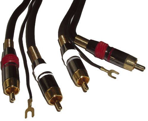 Линейный провод 2xRCA-2xRCA 5м LK/2RCA+V/5