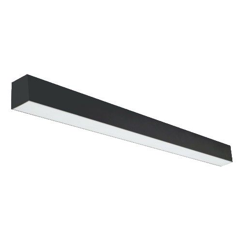 LED linear luminaire, 230Vac, 33W, 3610lm, 1200mm, black, AKTO + MEAN WELL LL-12033W700NW-B