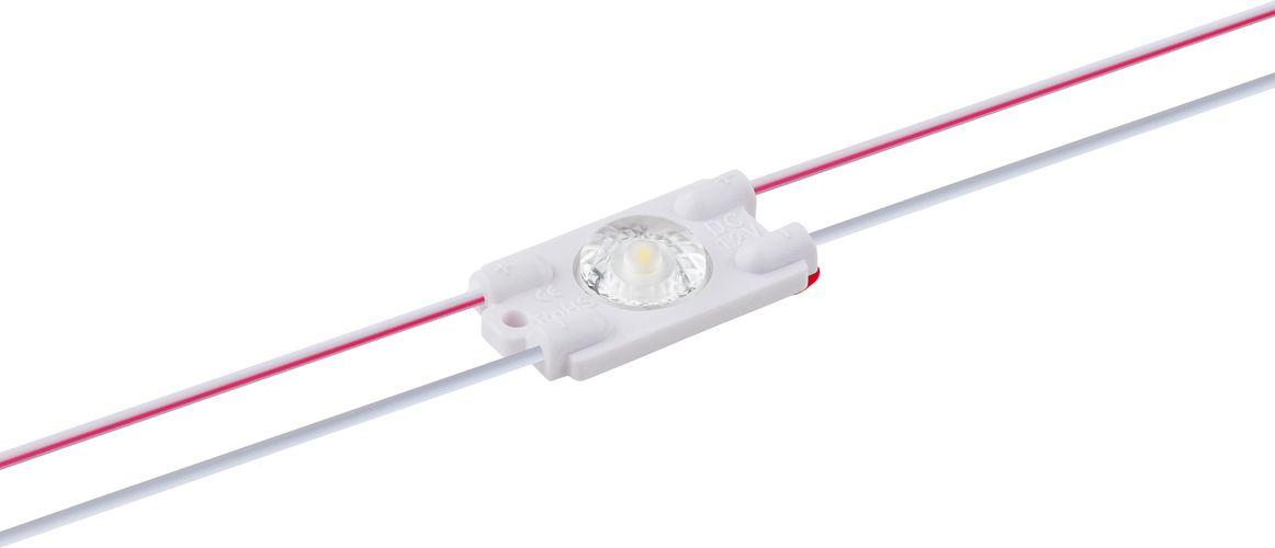 LED moodul 12V 0.5W, 63lm, külm valge 6500K, 170°, IP67, LEMLUX LM-1050-CW