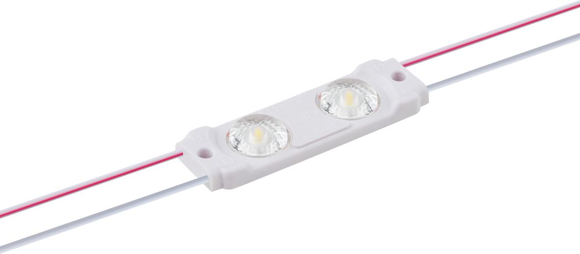 LED module 24V 1W, 122lm, cold white 6500K, 170°, IP67, LEMLUX LM-2100-CW-24V