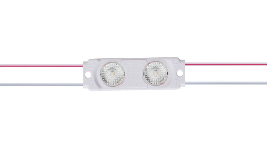 LED moodul 12V 1W, 122lm, 6500K külm valge, 170°, IP67, LEMLUX LM-2100-CW