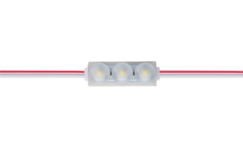 LED moodul 12V 0.48W, 60lm, külm valge 6500K, 170°, IP67, MINI 30x10mm, LEMLUX LM-3048-CW