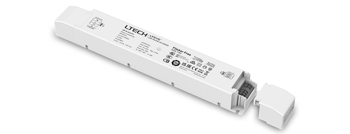 LED драйвер 75W 24V 3.125A, TRIAC, PUSH-DIM, LTECH LM-75-24G1T2