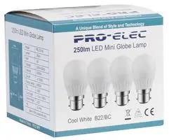 LED LAMP, FROSTED, 4000K, 250LM, 25W PEL00146