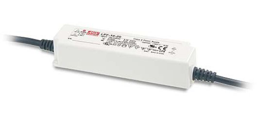 Single output LED power supply 20V 0.8A with PFC, MEAN WELL LPF-16-20