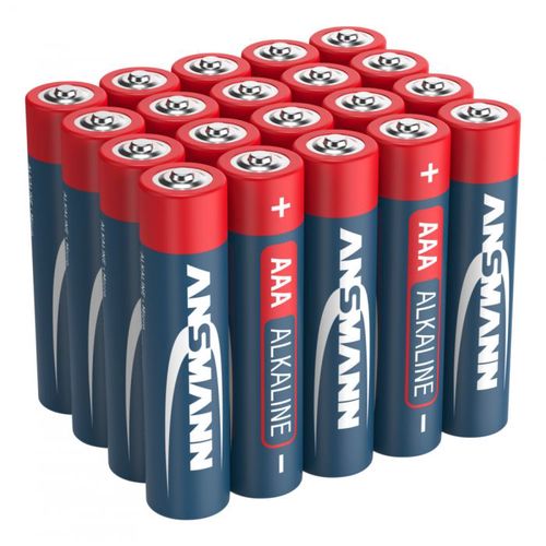 Alkaline battery LR03 (AAA) 1.5V 1250mAh 20pcs box ANSMANN LR03A/ANS-20 4013674005475