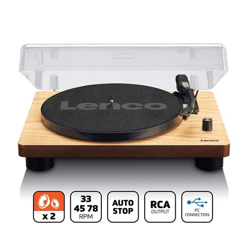 Turntable with built-in speakers USB Encoding Wood LS-50WD 8711902035756