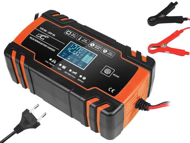 Car battery charger 12V 8A, 24V 4A LX1210 5902270781014