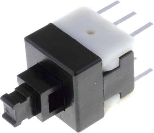 Switch:push-button; ON-(ON) nonfixed, 6pins. 0.1A/30VDC 08x0.8mm M/SM/N/6PIN