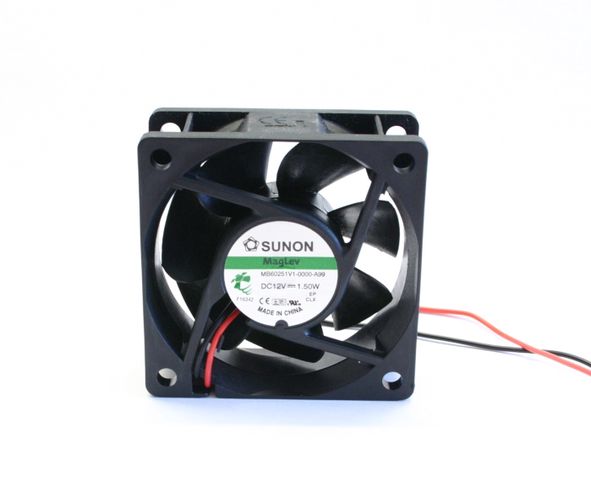 Ventilaator 60x60x25mm 12V 39.07m³/h 33.5dBA  SUNON RoHS MB60251V1-A99