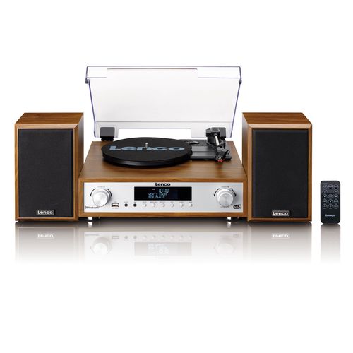 HiFi Stereo system with Record Player, DAB+/FM radio, and Bluetooth® Wood MC-160WD 8711902080046