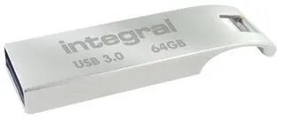 64GB METAL ARC USB3.0 FLASH DRIVE INFD64GBARC3.0.