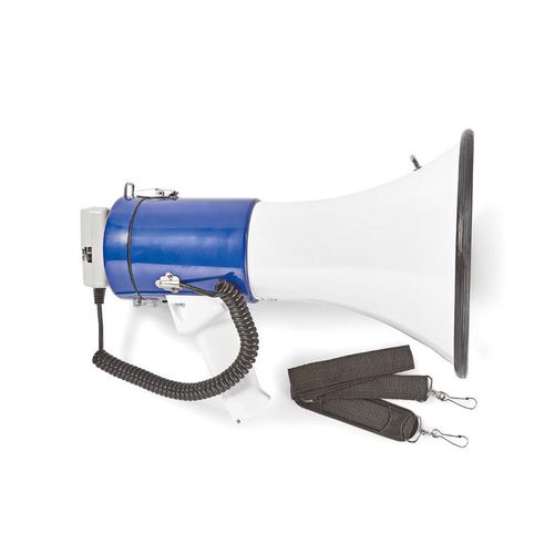 Megaphone 25W with Detachable Microphone (Range 1500 m) MEPH200WT 8717534026292