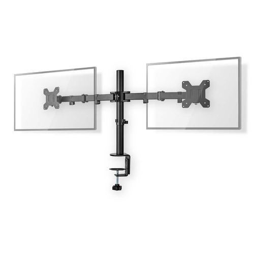 Desk Monitor Mount | 2 Screens | 15 - 32 " | 75x75 / 100x100 | Full Motion MMDOS110BK 5412810419203