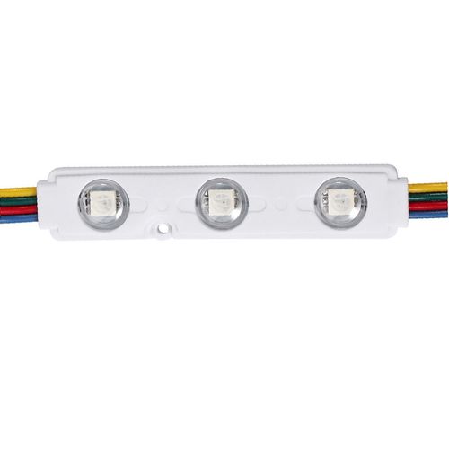 LED moodul, 12V, 0.72W, 3xSMD5050 RGB IP67, DongsenLED LEDM-5050-3-RGB